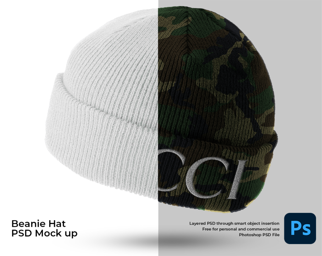 Beanie hat mock up