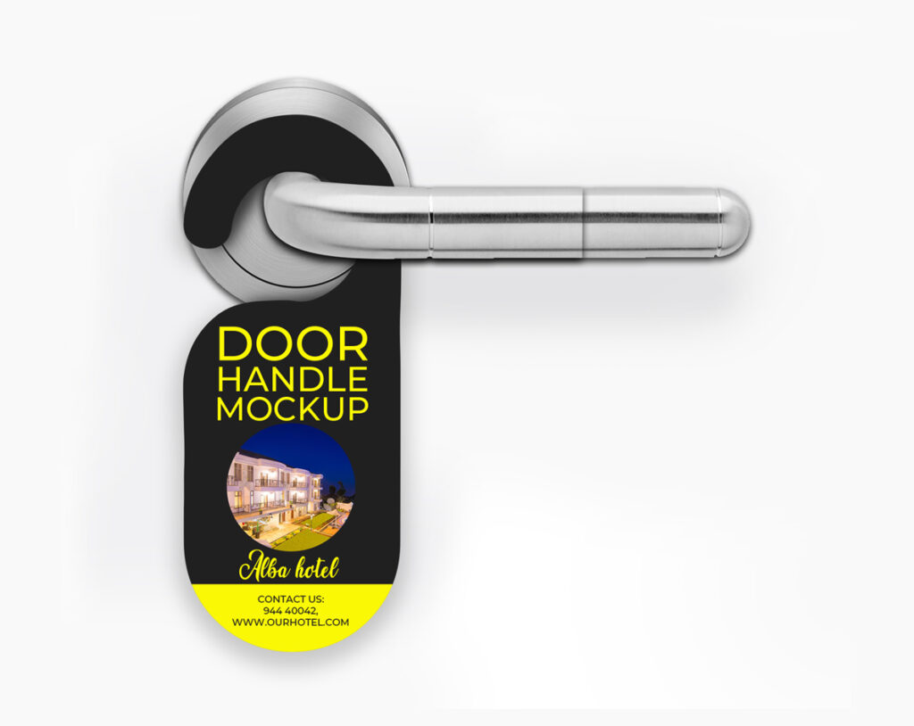 Door Hanger Mockup