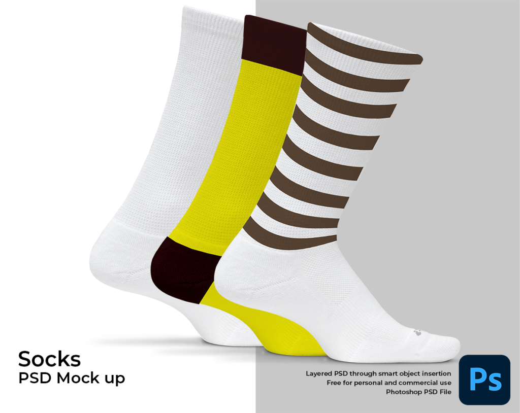 socks mock up