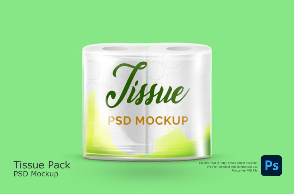 tissue pack mockup