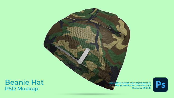 beanie hat mockup