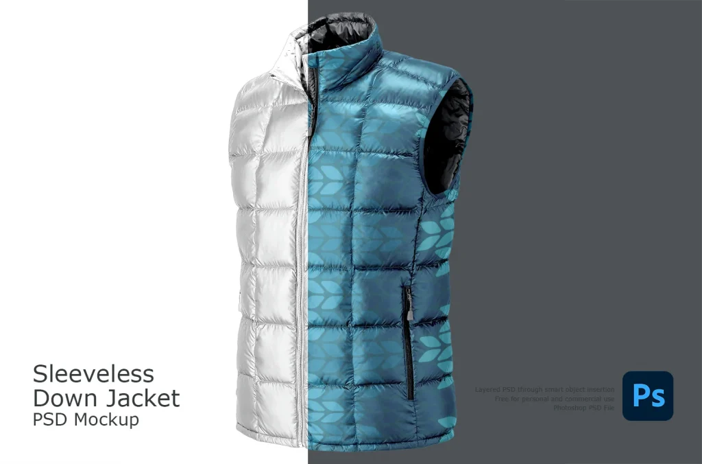 sleeveless down jacket