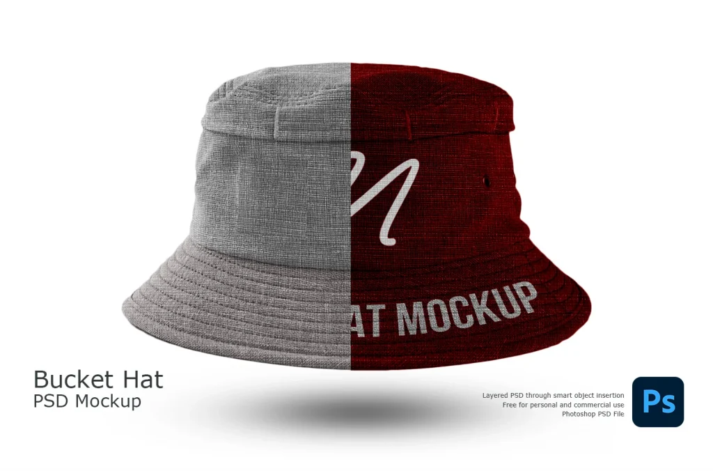 bucket hat mockup